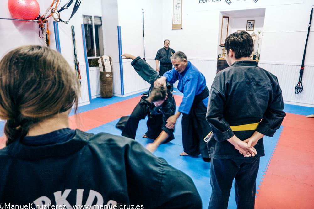 Explicación técnicas Hapkido Montilla