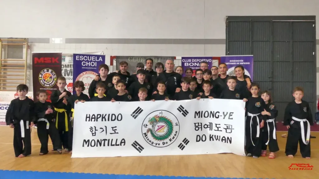 Grupo competición Hapkido Montilla 2024